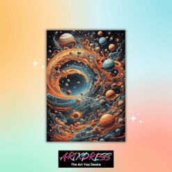 Universe Stars Metal Poster