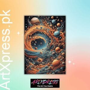 Universe Stars Metal Poster