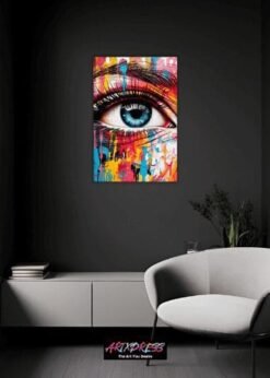 Colorful Eye | Metal Poster