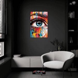 Colorful Eye | Metal Poster