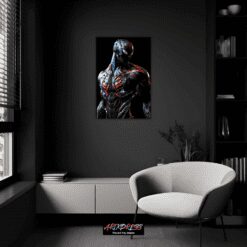 Cyborg Character | Metal Poster