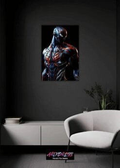 Cyborg Character | Metal Poster