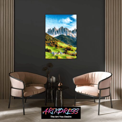 Italian Dolomites Metal Poster