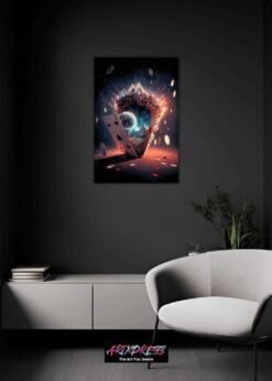 Exploding Cards | Metal Poster
