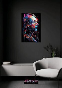 Intersection Of Technology & Humanity | Metal Poster