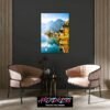 Alps Mountain Australia Metal Poster