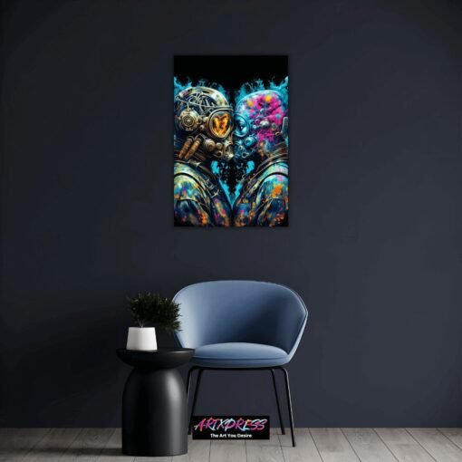 AI Render Of Toxic Love | Metal Poster