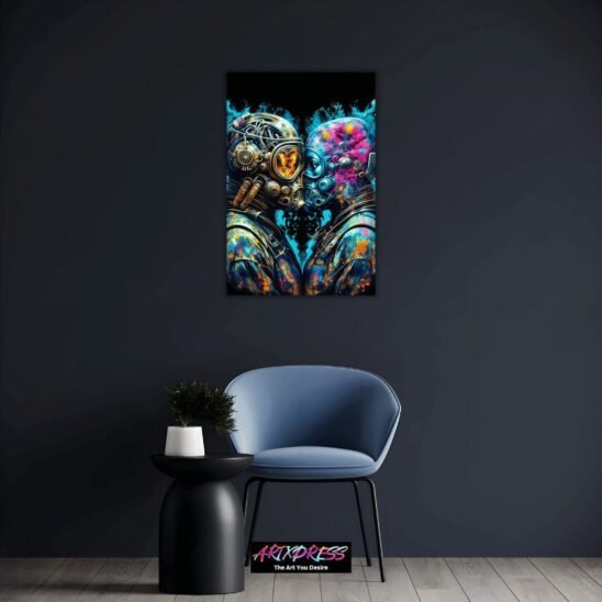 AI Render Of Toxic Love | Metal Poster