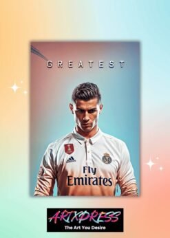 Ronaldo CR7 Metal Poster
