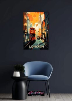 London City | Metal Poster