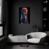 Pixel Art Rapper | Metal Poster