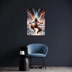 Saiyan Legend Goku Mighty | Metal Poster