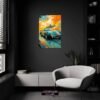 Vintage Race Car | Metal Poster