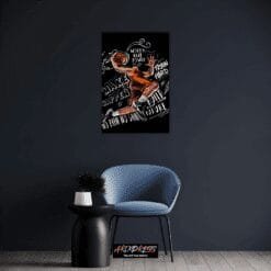 Sportive Young Man | Metal Poster