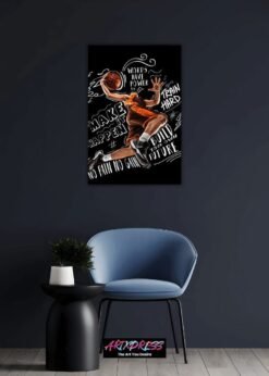 Sportive Young Man | Metal Poster