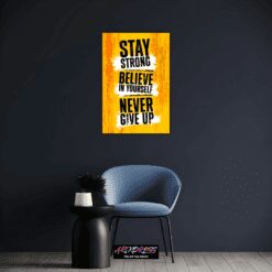 Stay Strong | Metal Poster