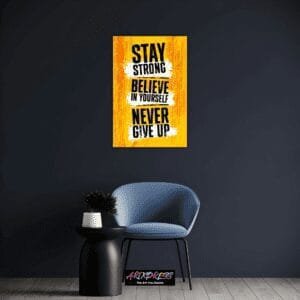 Stay Strong | Metal Poster