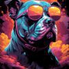 Mighty Pitbull Metal Poster