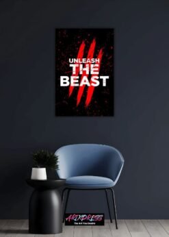 Unleash The Beast | Metal Poster