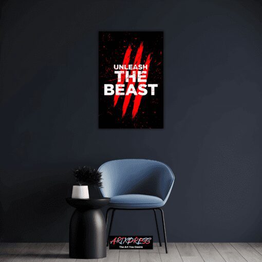 Unleash The Beast | Metal Poster