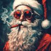 Santa Claus Metal Poster