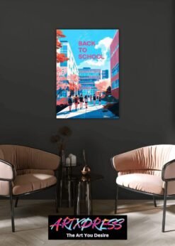 Back To School Metal Poster