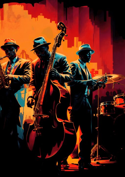 Jazz Concert Metal Poster