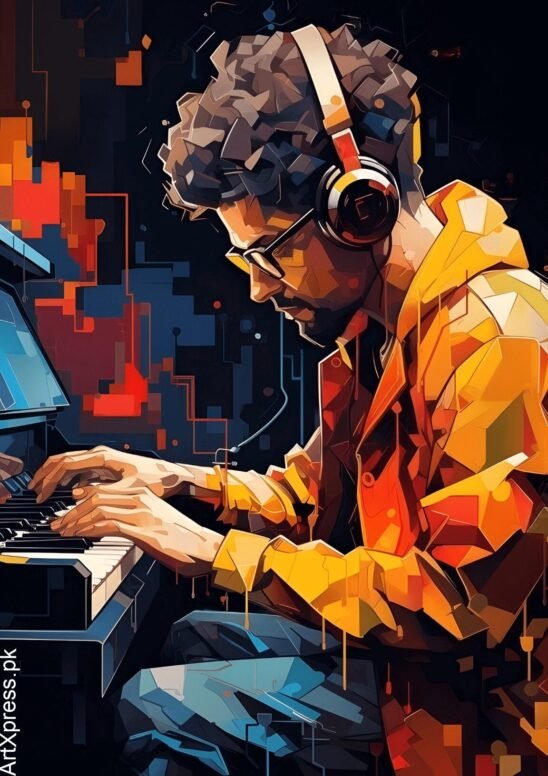 Keyboardist Metal Poster