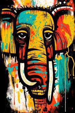 African Elephant | Metal Poster