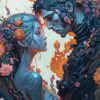 Anime Style Lovers Metal Poster