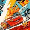 Cars Piston Cup | Metal Poster