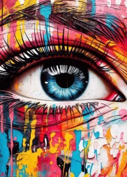Colorful Eye | Metal Poster