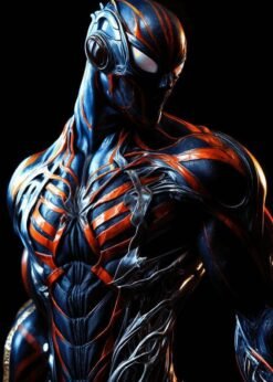 Cyborg Character | Metal Poster