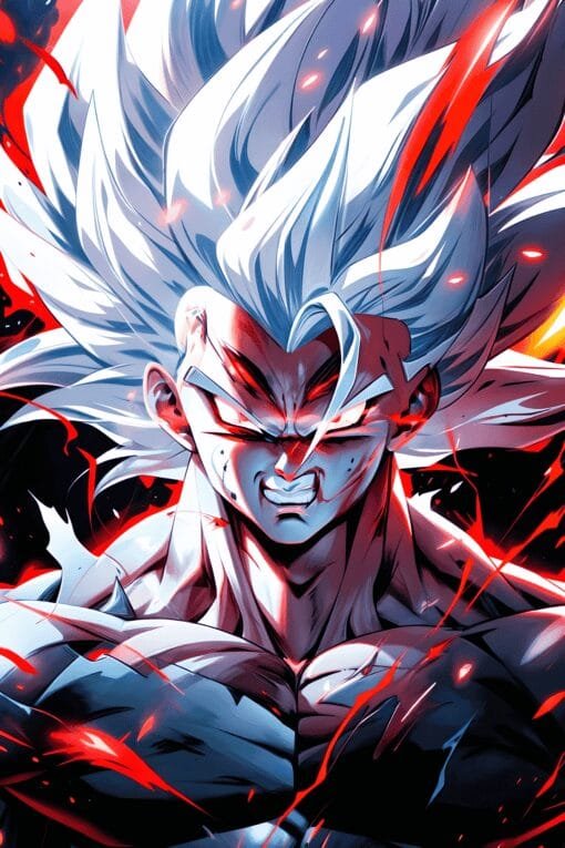 Dragon Ball Z Super Saiyan | Anime | Metal Poster | Wall Art