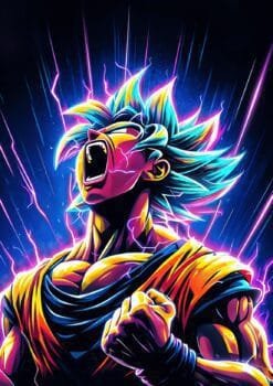 Goku Metal Poster