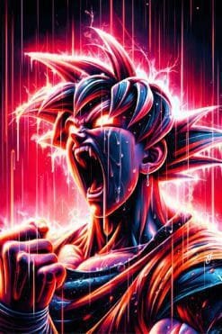 Goku Signature Move | Metal Poster