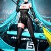 Hatsune Miku McLaren GTR | Metal Poster