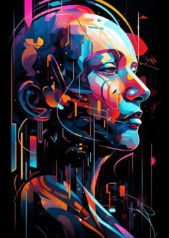 Intersection Of Technology & Humanity | Metal Poster