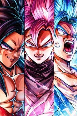 Legendary Warriors Of Dragon Ball | Metal Poster