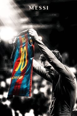 Messi Player | Metal Poster