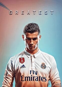 Ronaldo CR7 Metal Poster