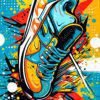 Sport Shoe Metal Poster