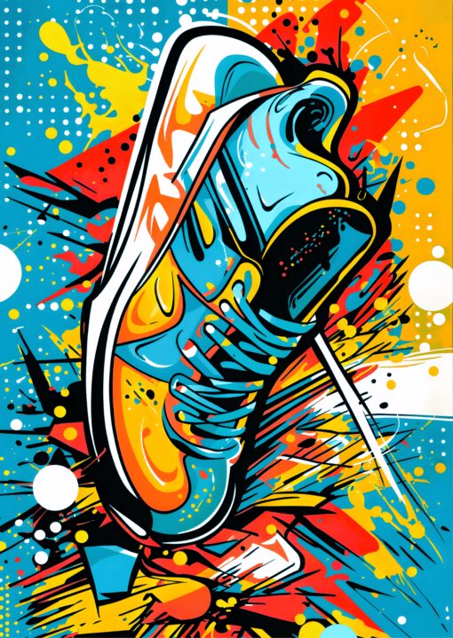 Sport Shoe Metal Poster