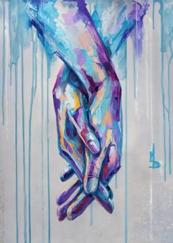 ''Support'' Conceptual Art Metal Poster