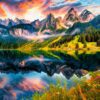 Vorderer Gosausee Lake Metal Poster