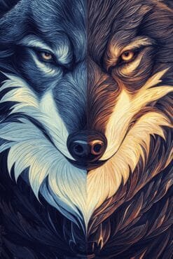 Scary Wolf | Metal Poster