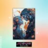 Anime Style Lovers Metal Poster