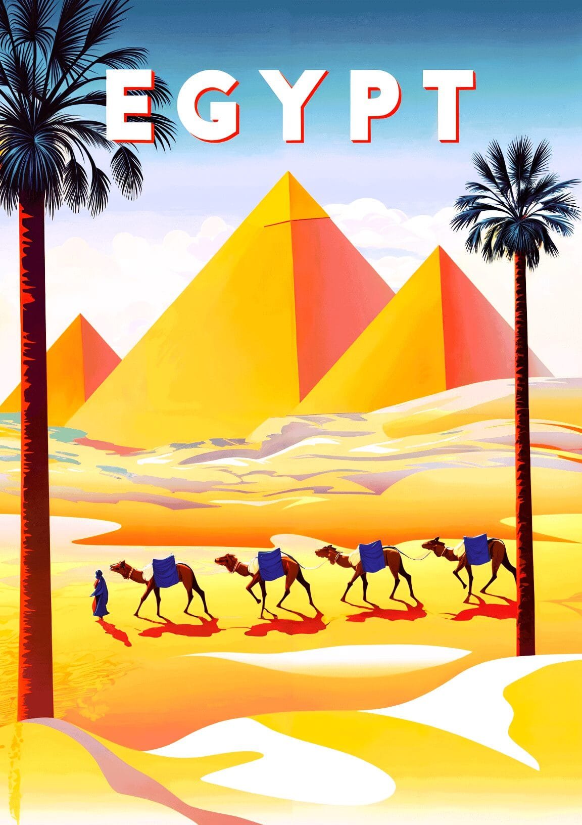 Egypt Vintage Metal Poster