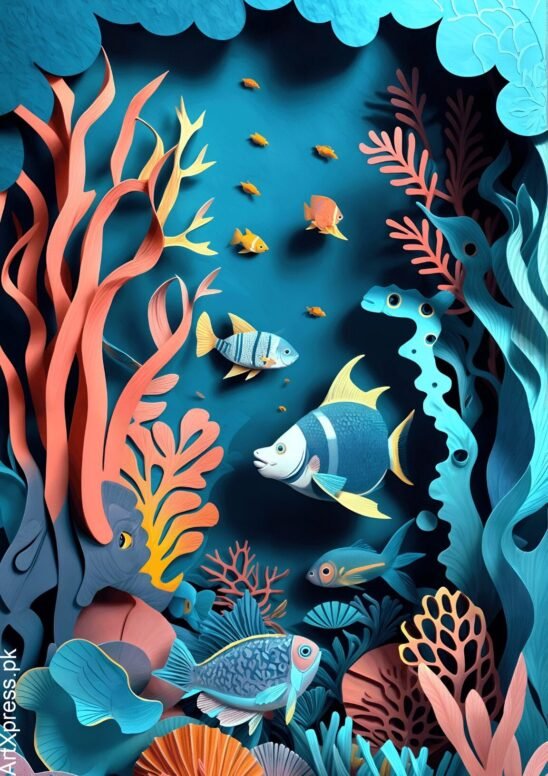 Fish Aquarium Metal Poster