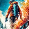 Hiker Metal Poster